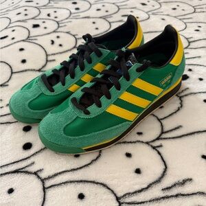 Adidas SL 72 RS Retro Vintage Green and Yellow Sneakers Mens 6.5